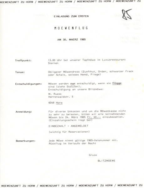 Mövenflug Swissair, Bild 28