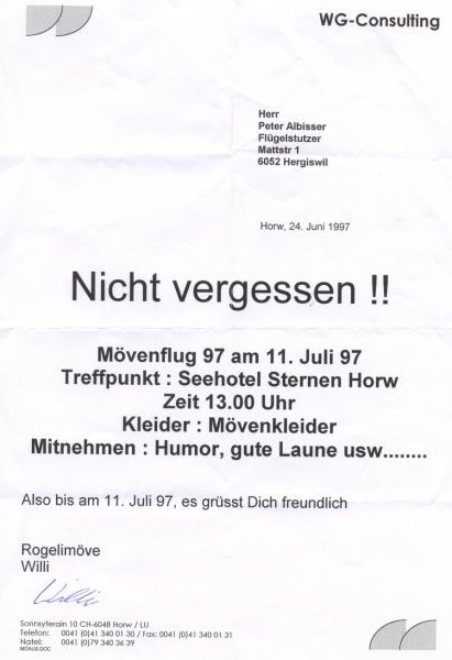 Mövenflug Crossair, Bild 22